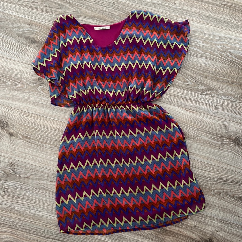 Lightweight flutter sleeve dress